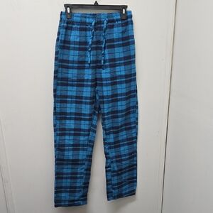 Gioberti Blue Plaid Men's Lounge Pants - Size S